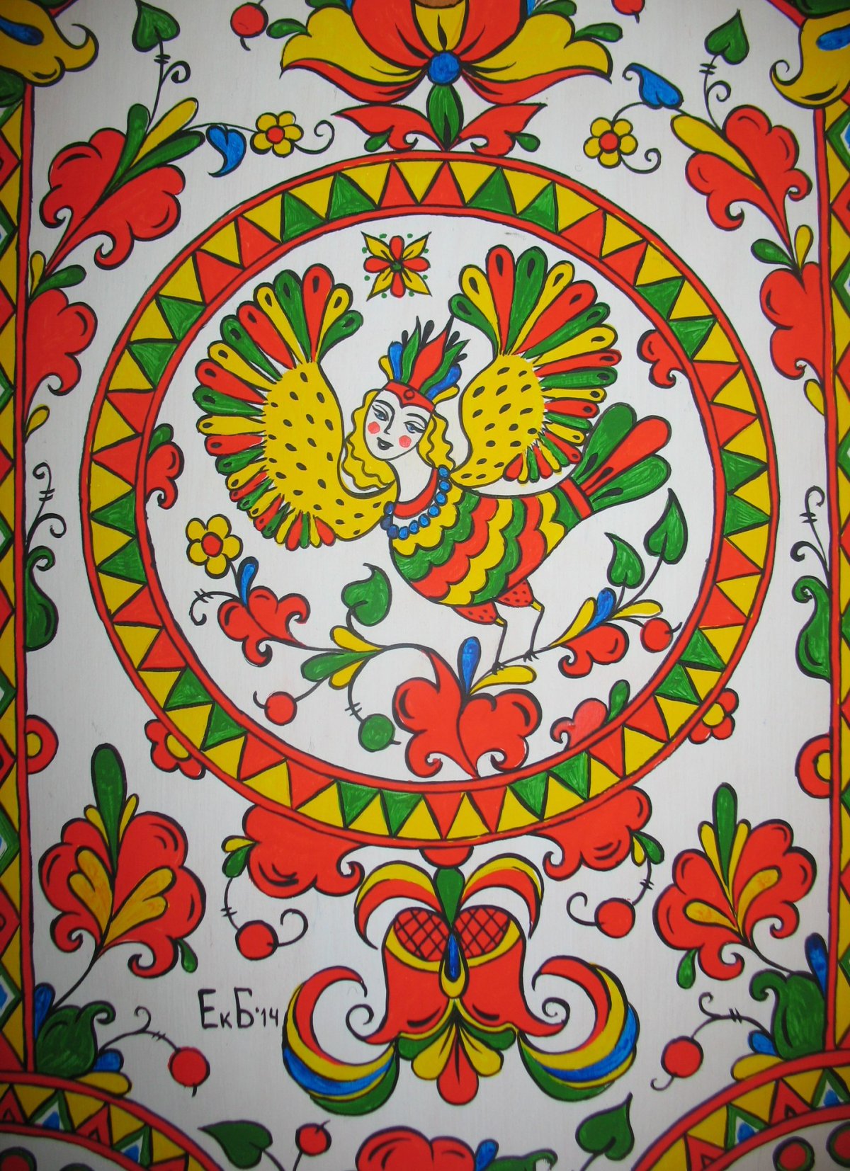 Пермогорская роспись дома интерьер