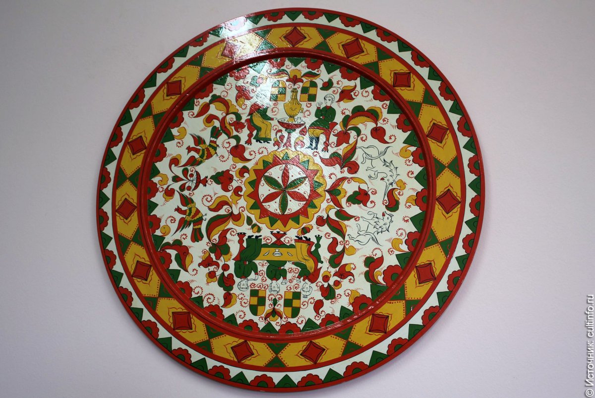 Рамка русский народный стиль Борецкая роспись