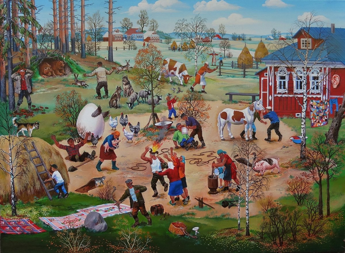 Дина Ельцева художник пословицы и поговорки