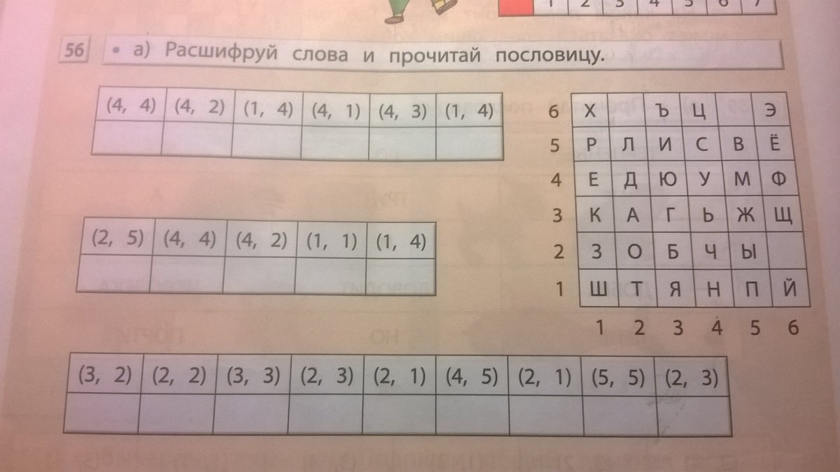 Расшифруй пословицу