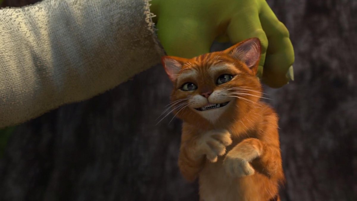 Кот в сапогах Шрек