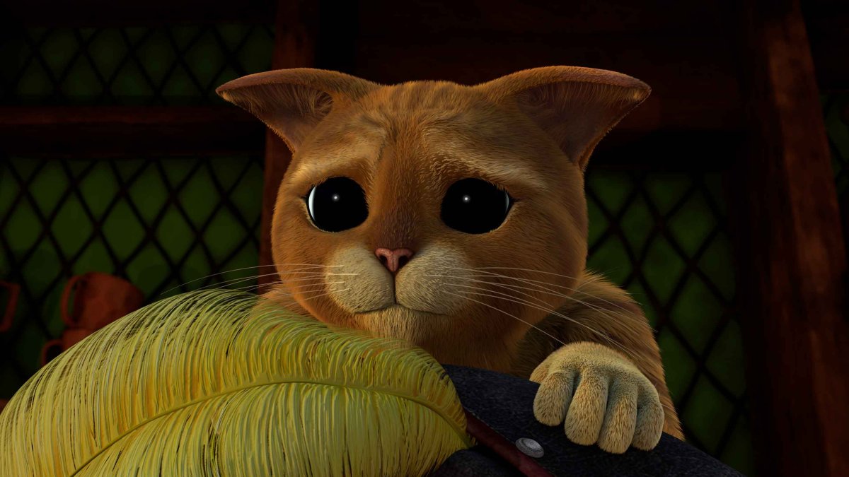 Шрек 2 кот в сапогах