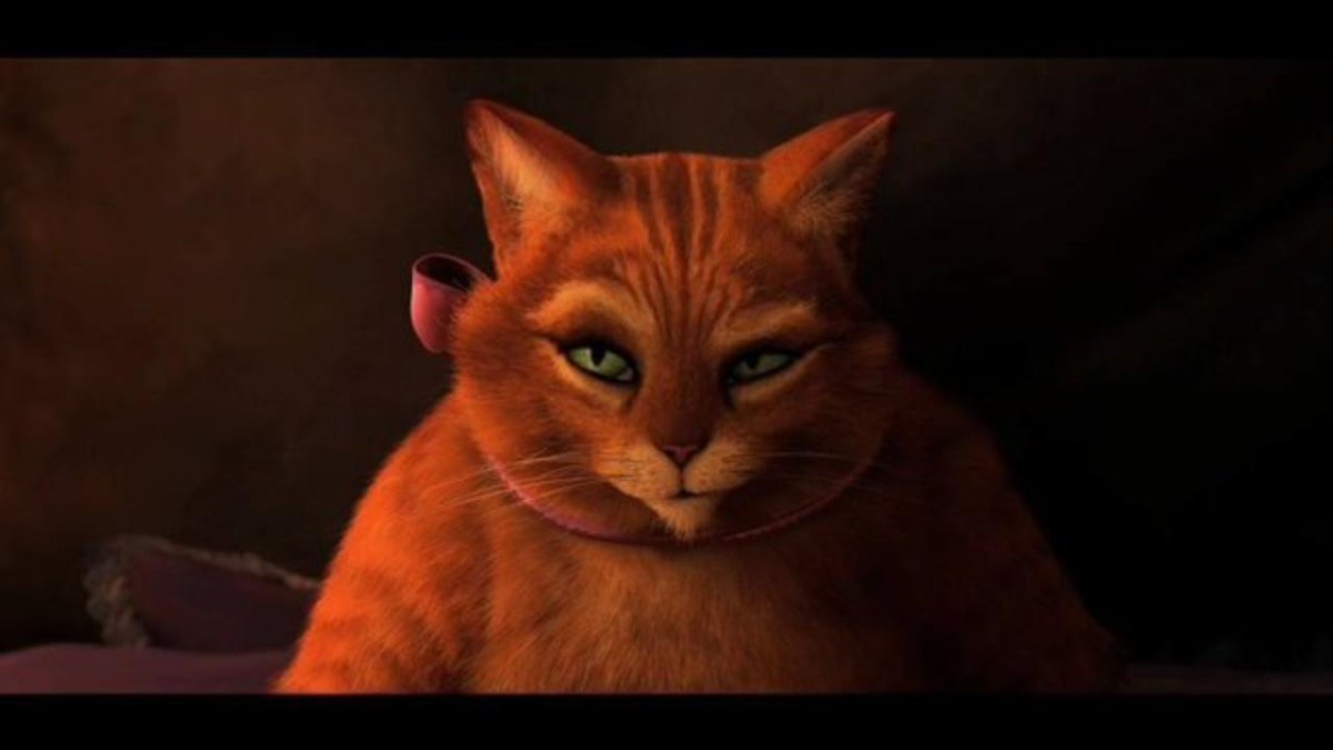 Кот в сапогах мультфильм Шрек