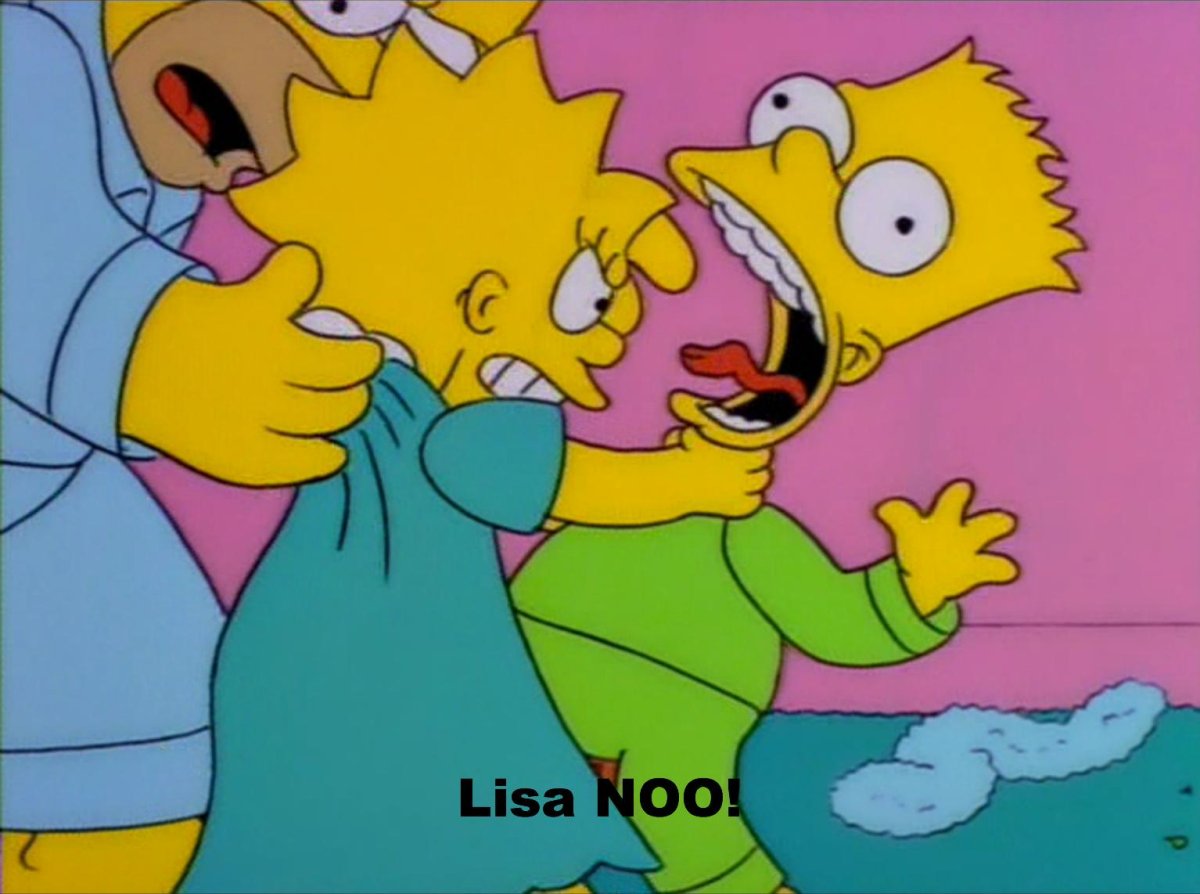 Симпсон душит Барта