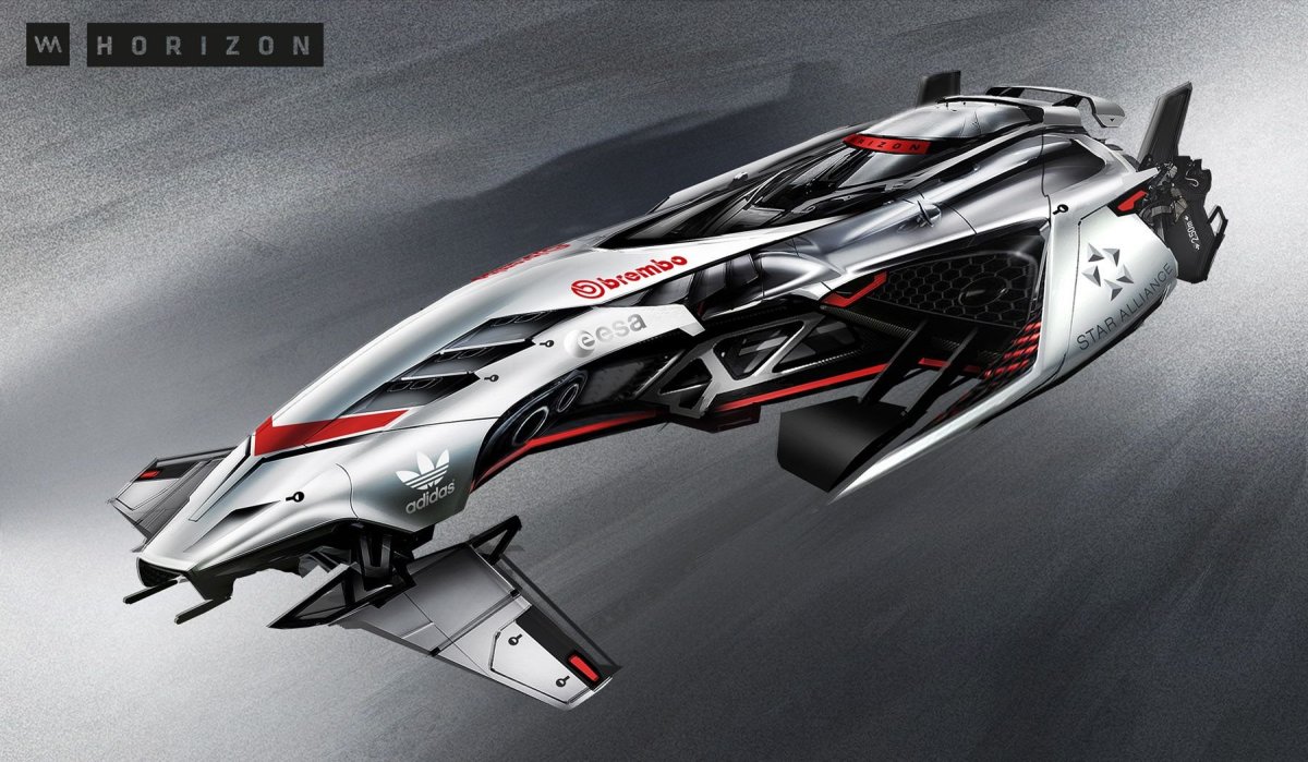 Космический глайдер концепт арт