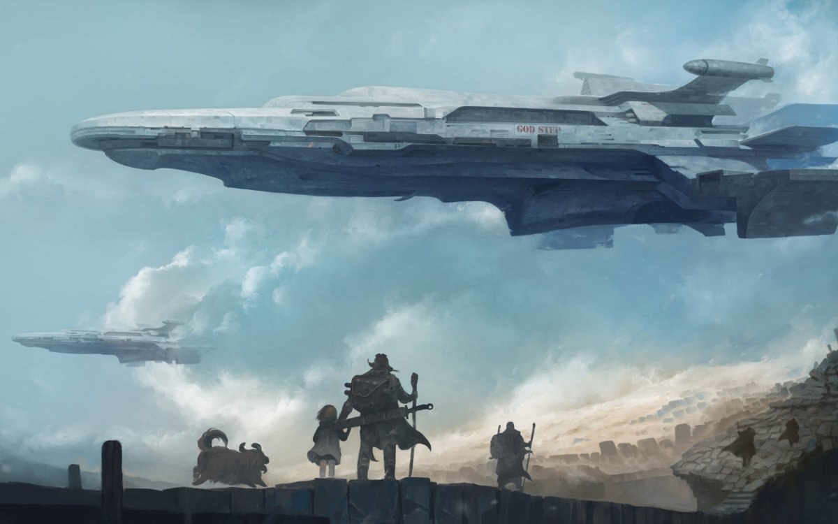 Фантастические военные корабли