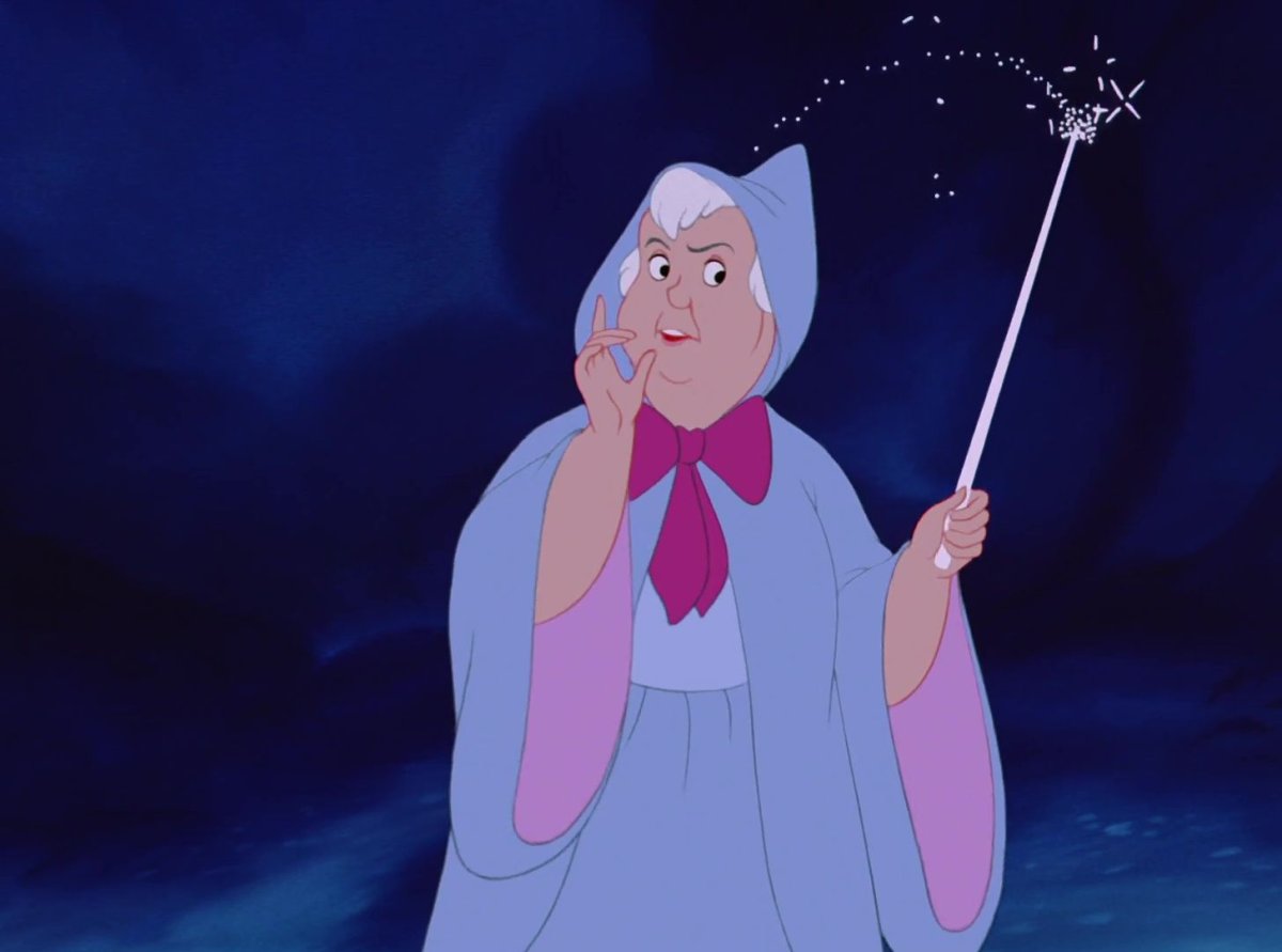 Фея крестная мультфильм Золушка Дисней