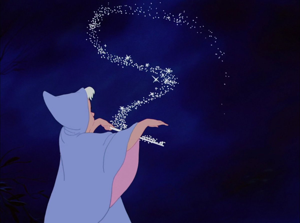 Золушка мультфильм Фея крестная