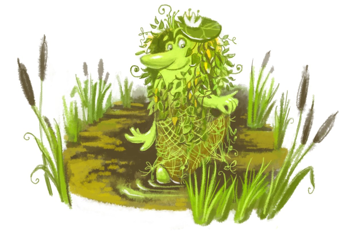 Кикимора Болотная и водяной