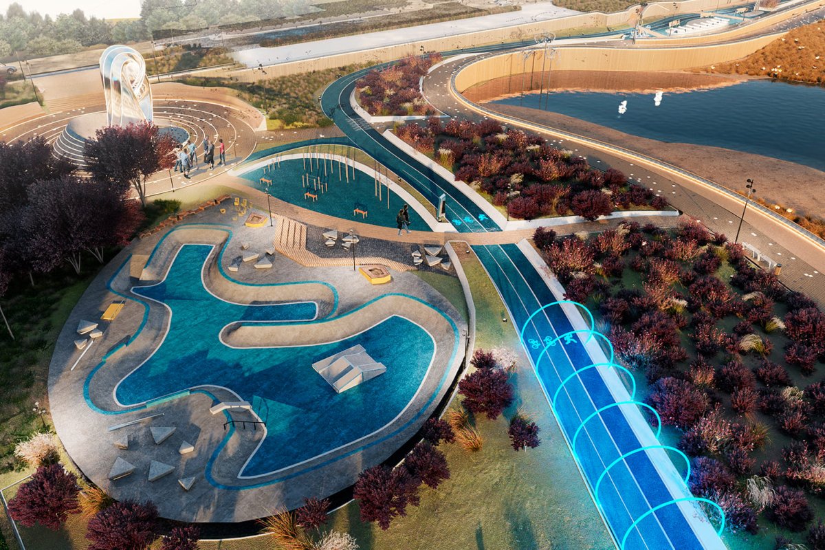 Благоустройство озера молодежное новый Уренгой