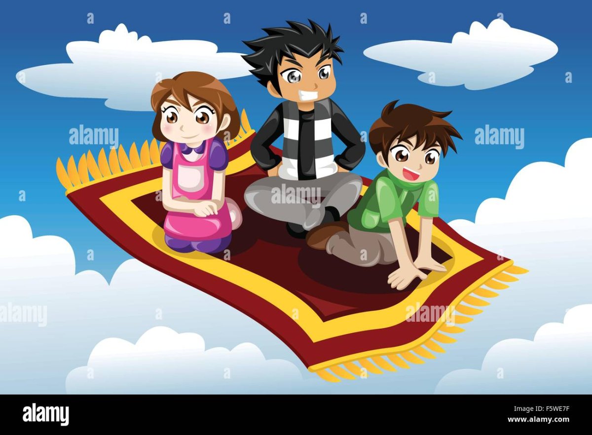 Путешествие на ковре самолете