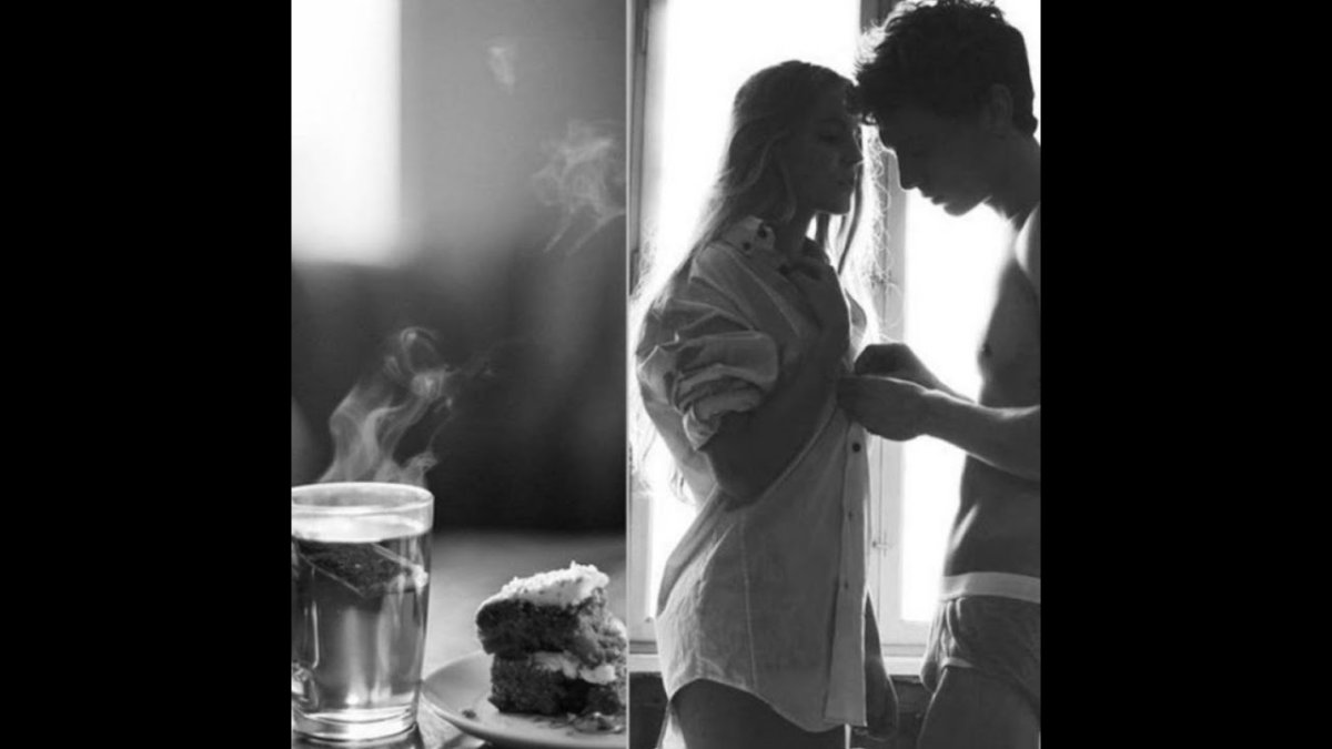 Парень с девушкой утром