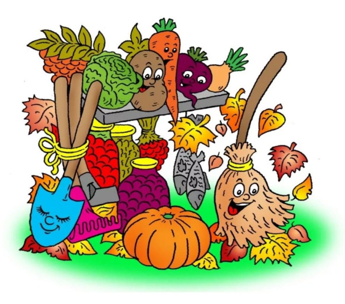 Осенняя фотосессия с тыквами