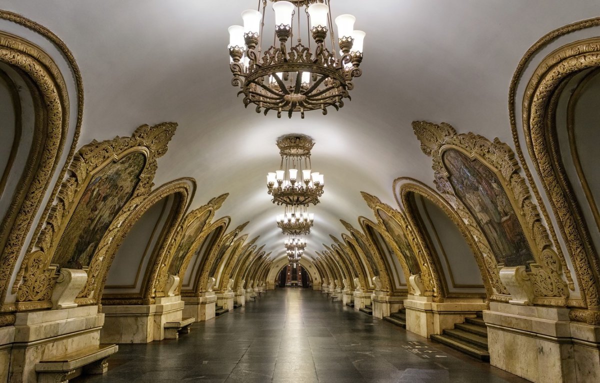 Московский метрополитен станция Киевская