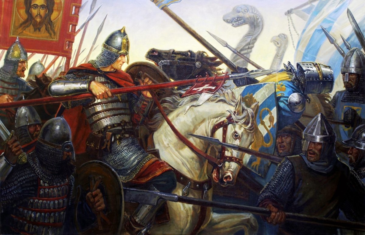 Битва Александра Невского 15 июля 1240