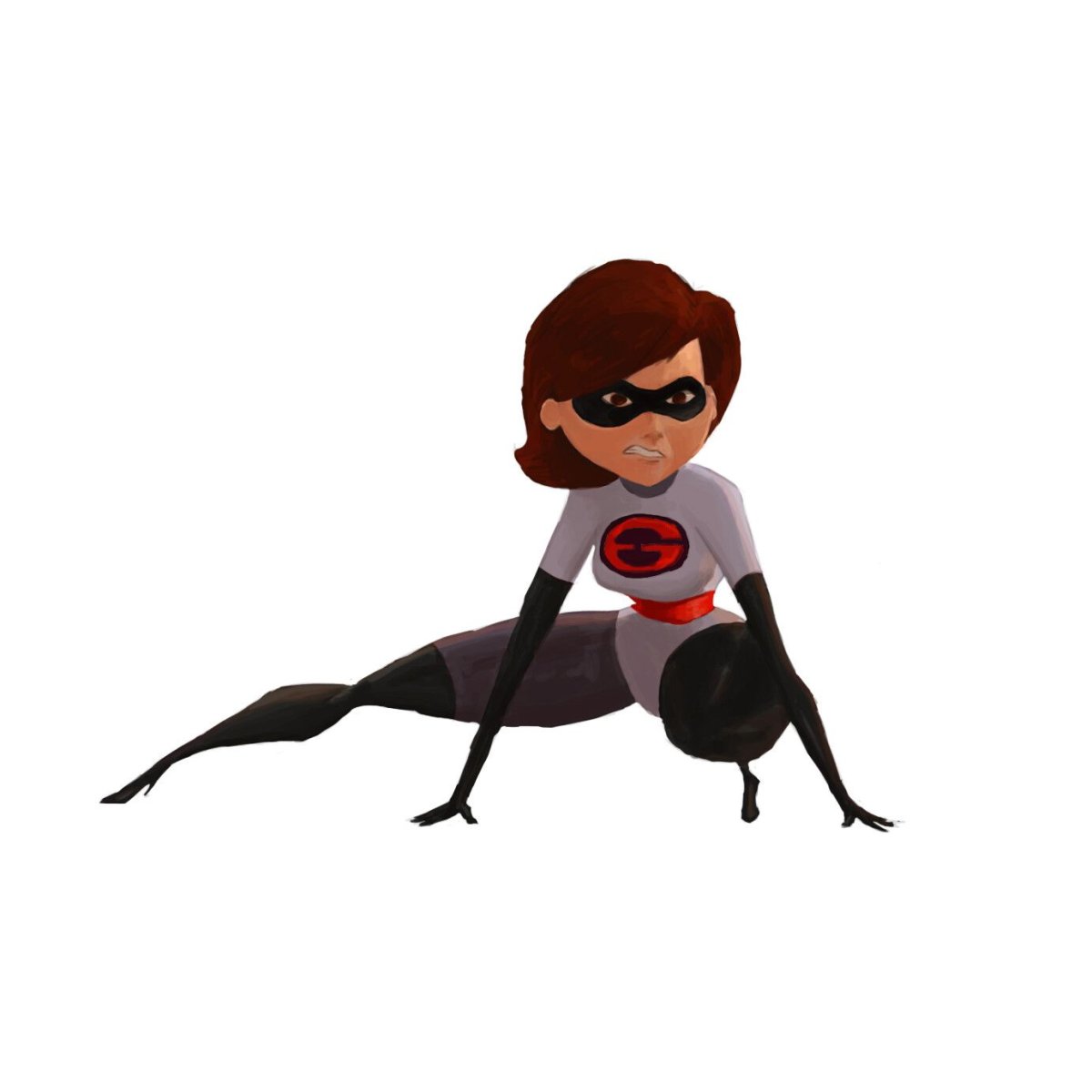 Папа из Суперсемейки на белом фоне