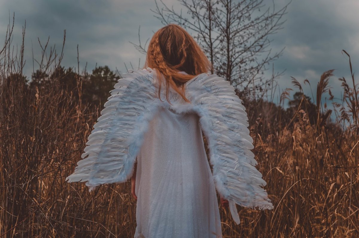 Ангел женщина с крыльями