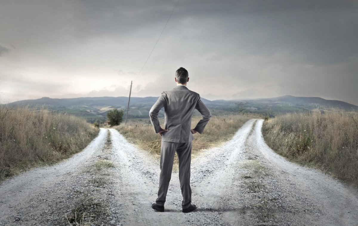 Человек на дороге