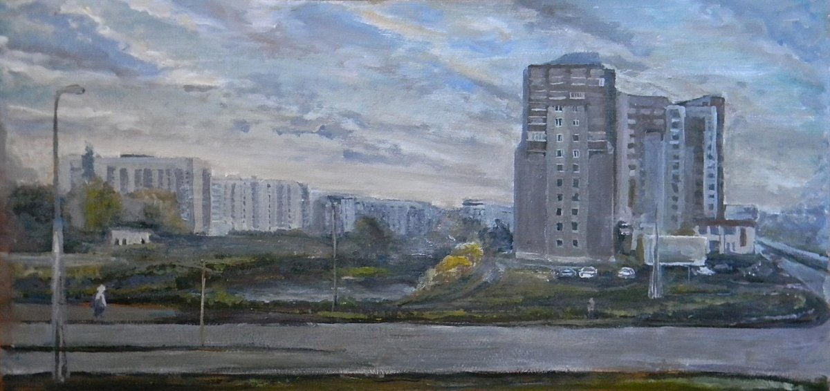 Рисунок город Нефтекамск