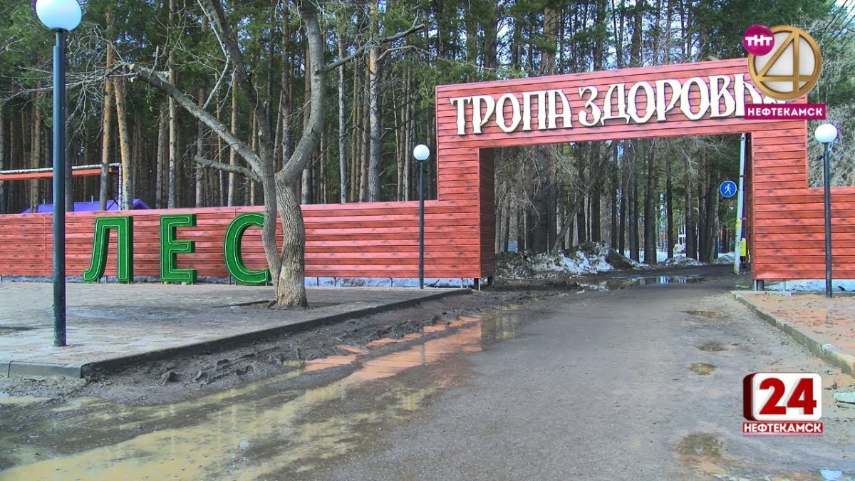 Нефтекамск парк тропа здоровья