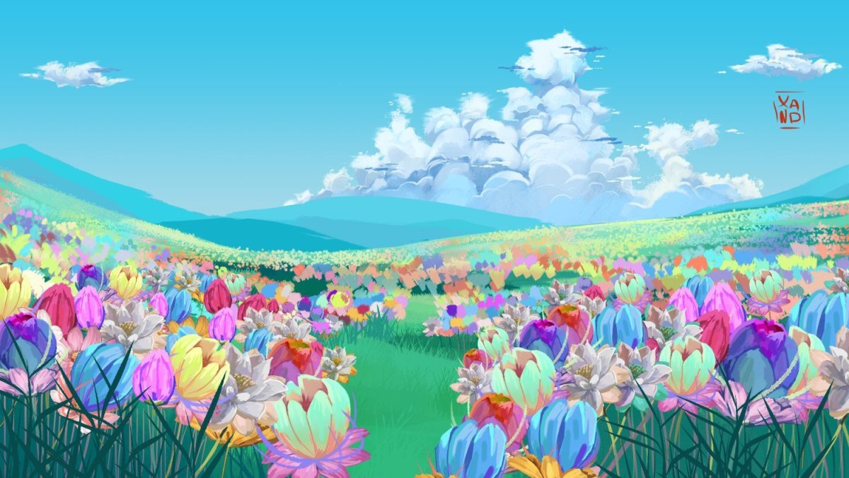 Мультяшный фон