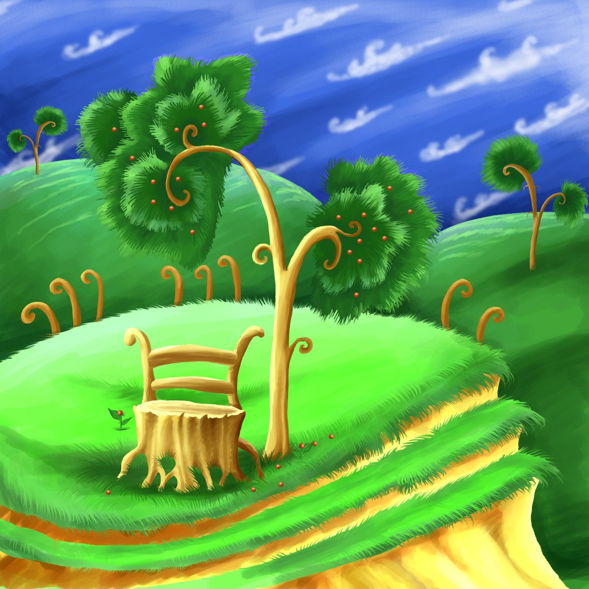 Сказочный фон