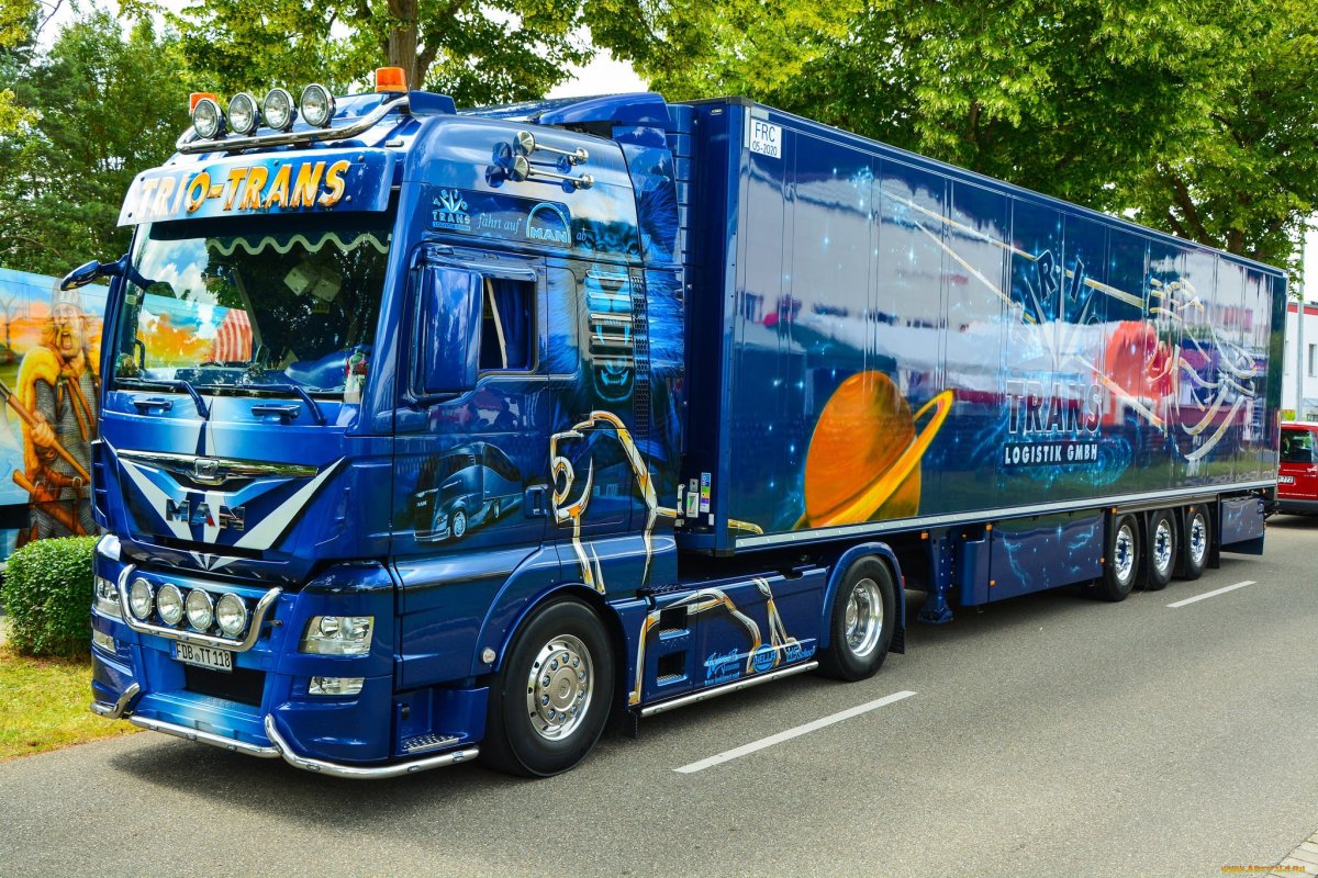 Ман тюнингованный грузовик