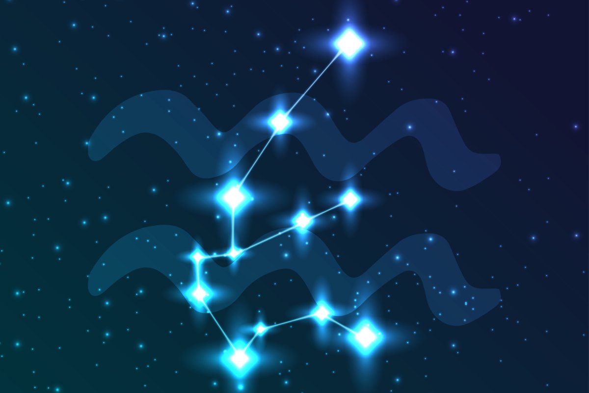 Созвездия на черном фоне