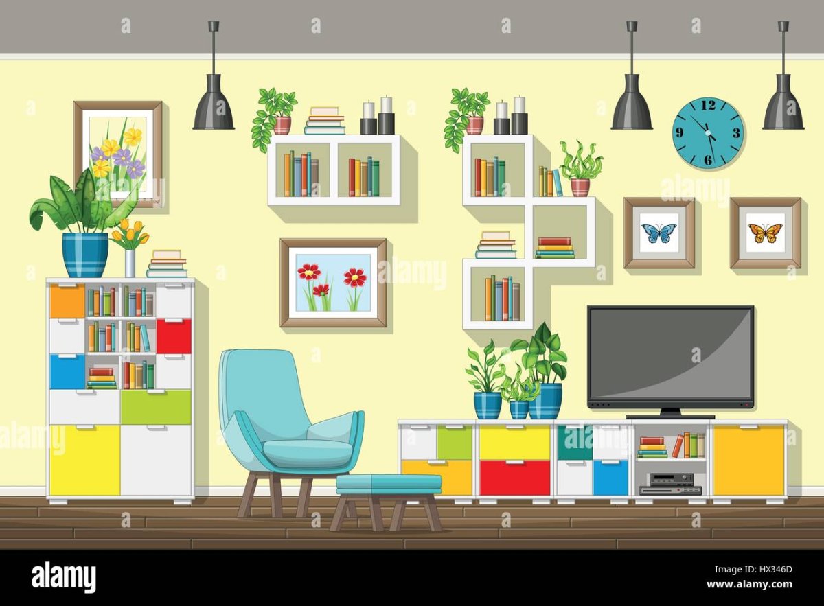 Фон детская комната с детьми