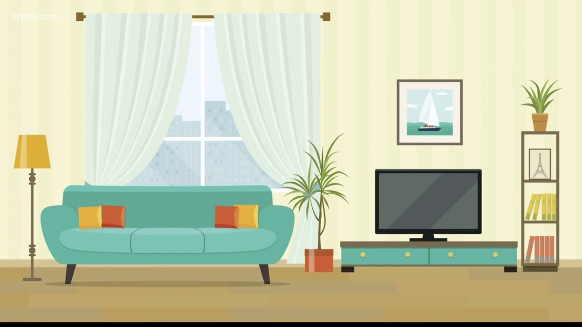 Большая гостиная рисунок