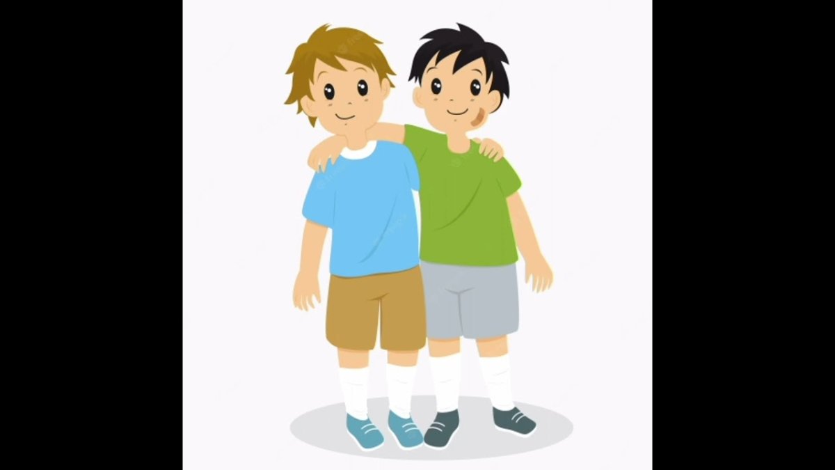 Картина два мальчика