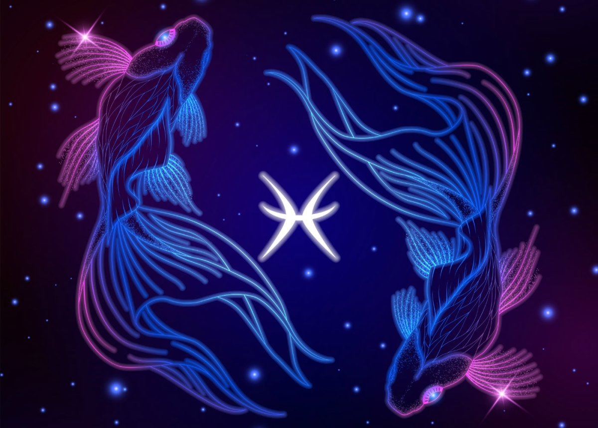 Красивый знак зодиака рыбы