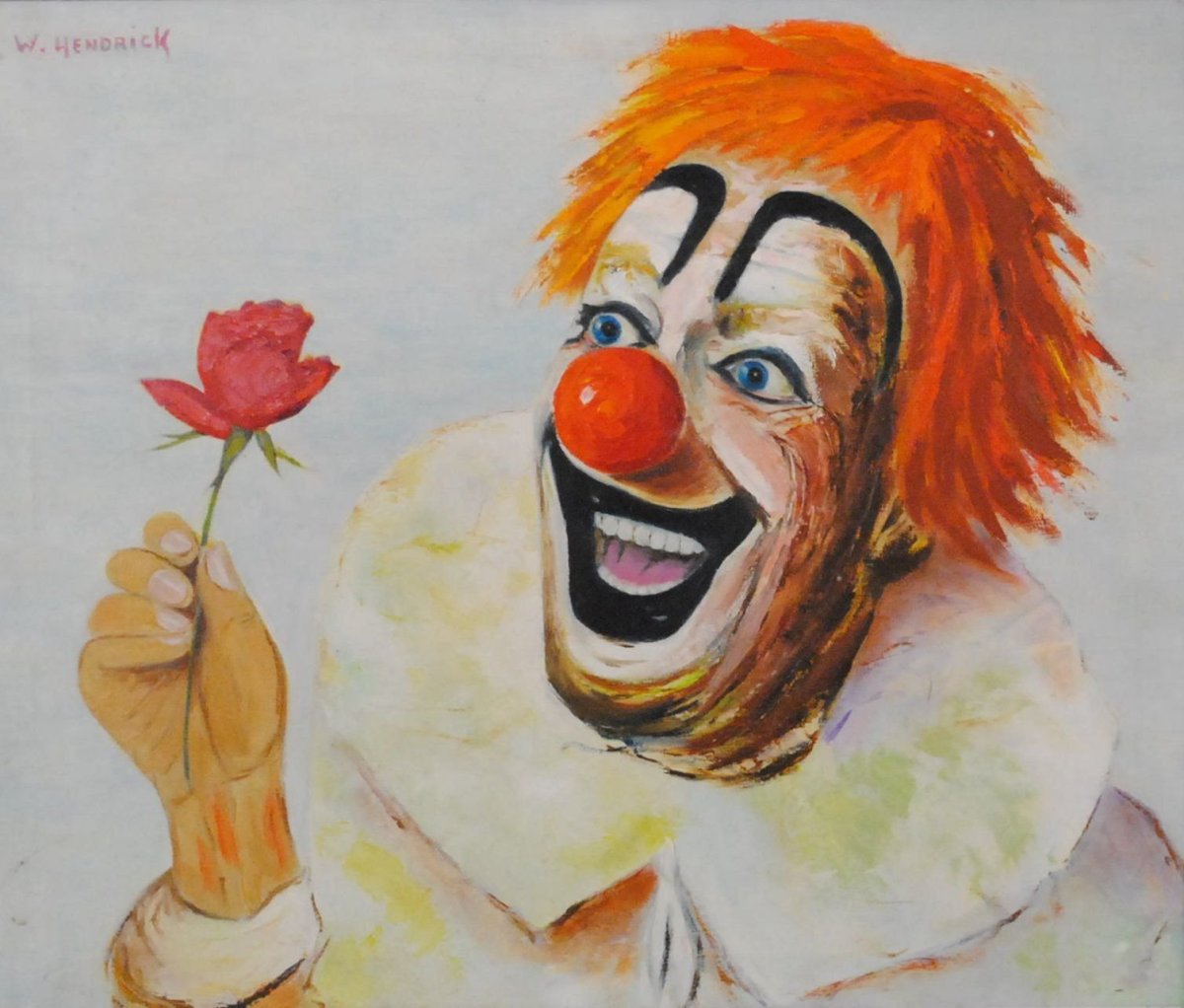 Акварельный клоун