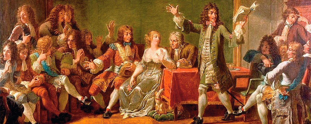 Мольер Жан Батист с женой