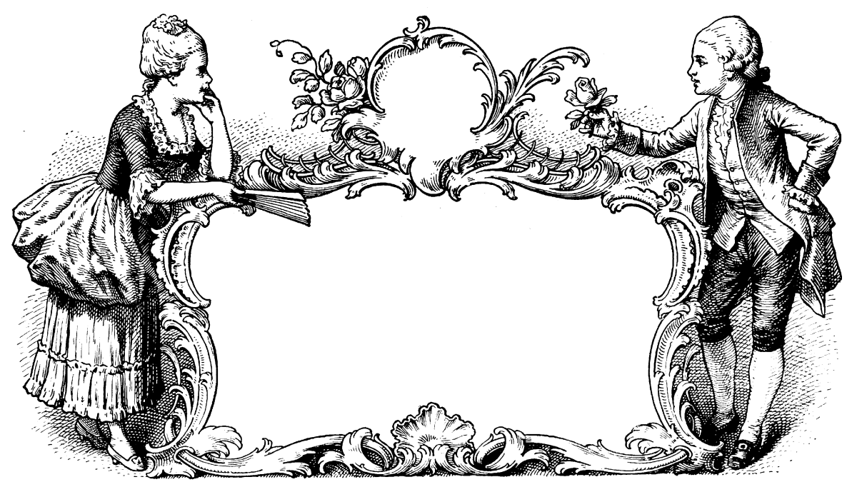 Рамка в стиле 19 века