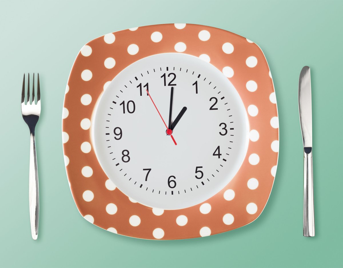 Обеденные тарелки с циферблатом