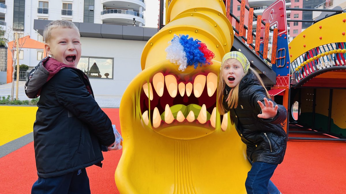 СЦП детская горка Пожиратель