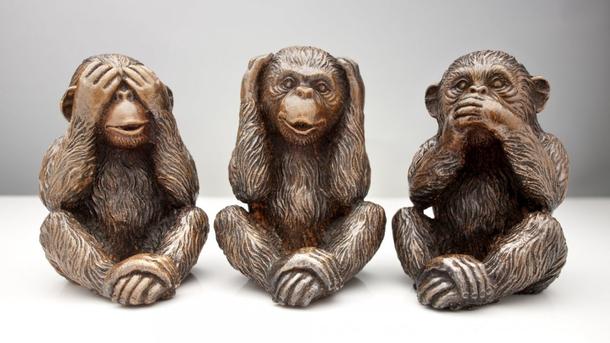 Три обезьяны символ