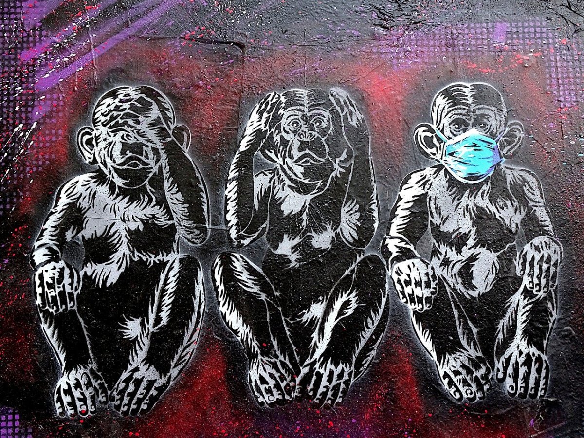 Картина 3 обезьяны