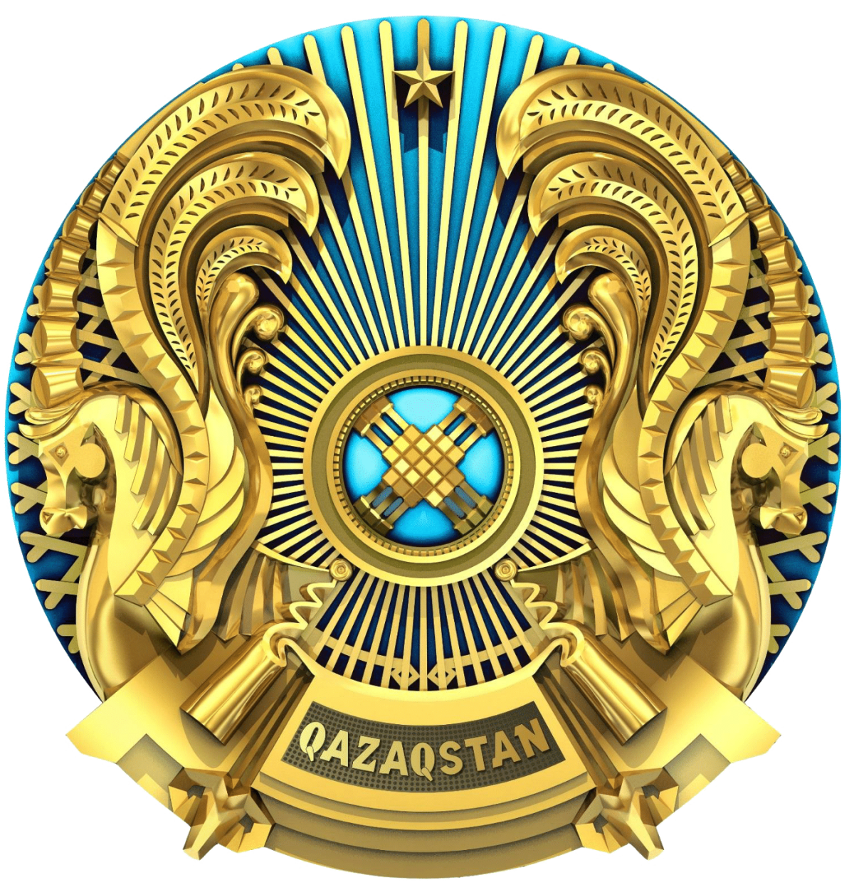 Флаг Казахстана