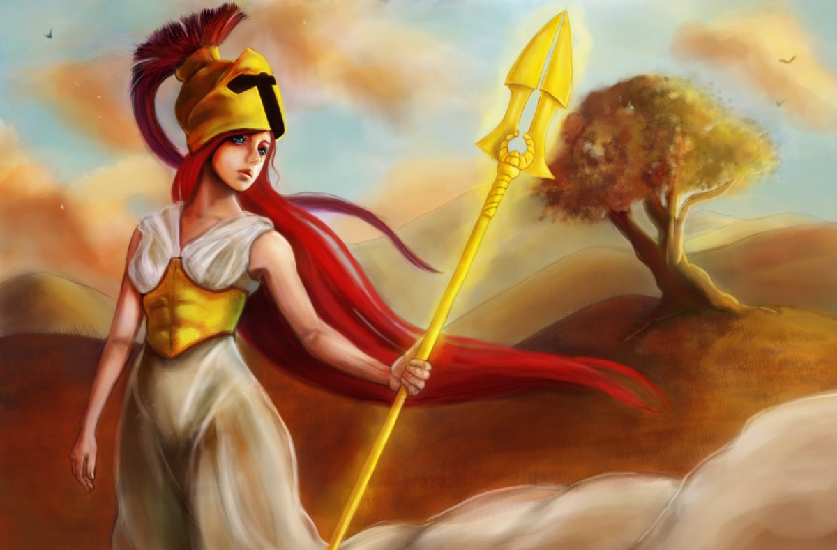 Афина богиня воительница