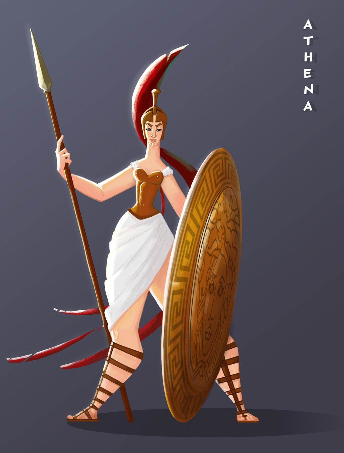 Афина Паллада богиня