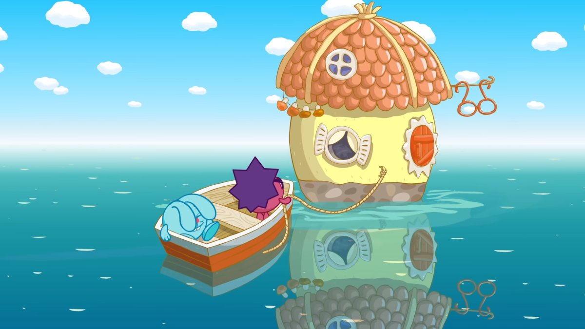 Смешарики домик ежика