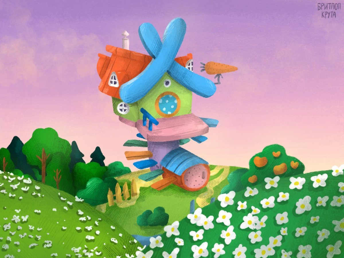 Домик Бараша из смешариков