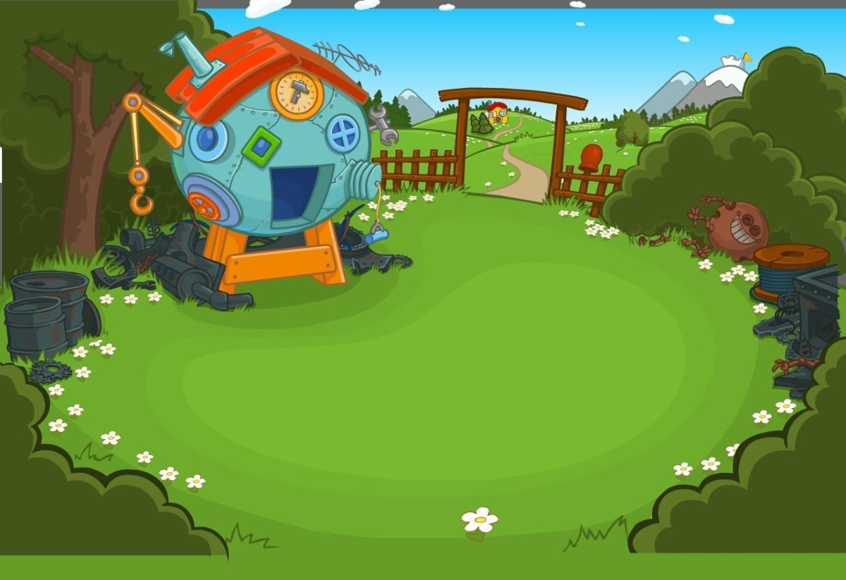 Смешарики домик пина