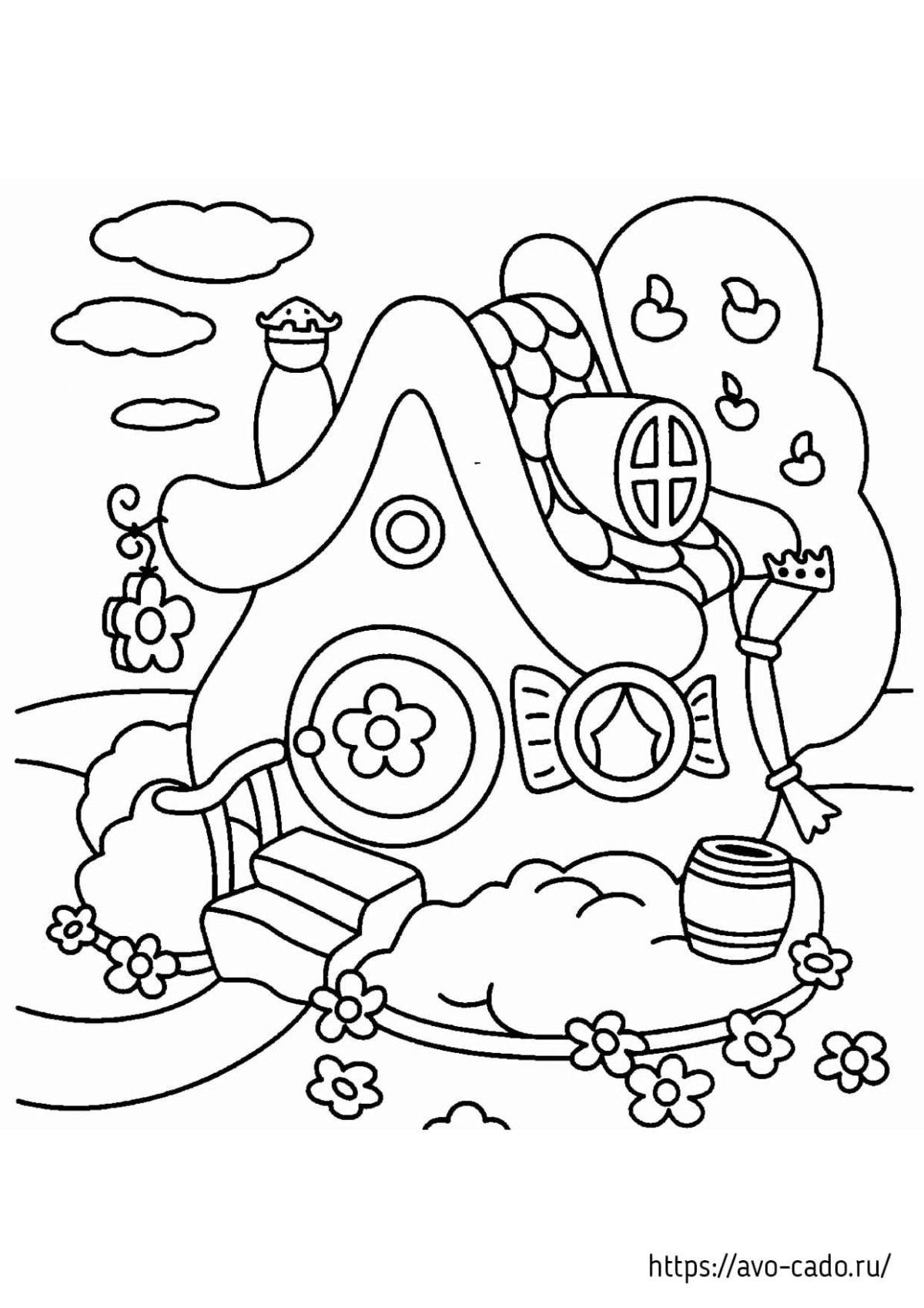 Дом кар Карыча из смешариков