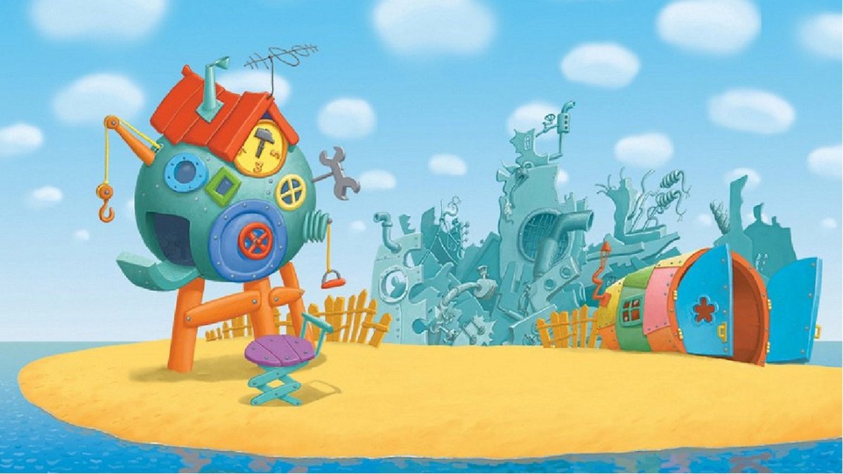 Смешарики домик пина