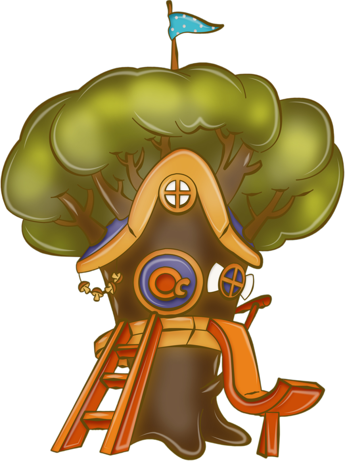 Смешарики домик Совуньи