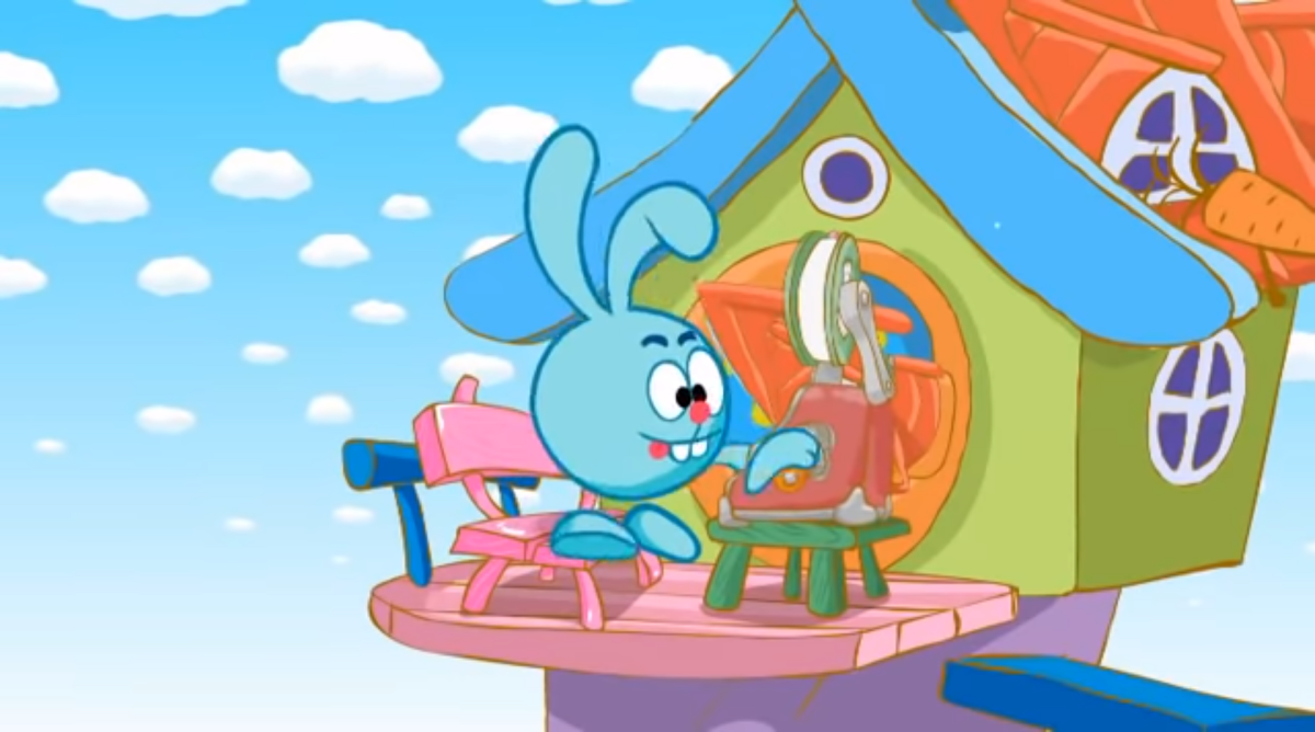 Смешарики дом Кроша и Ёжика