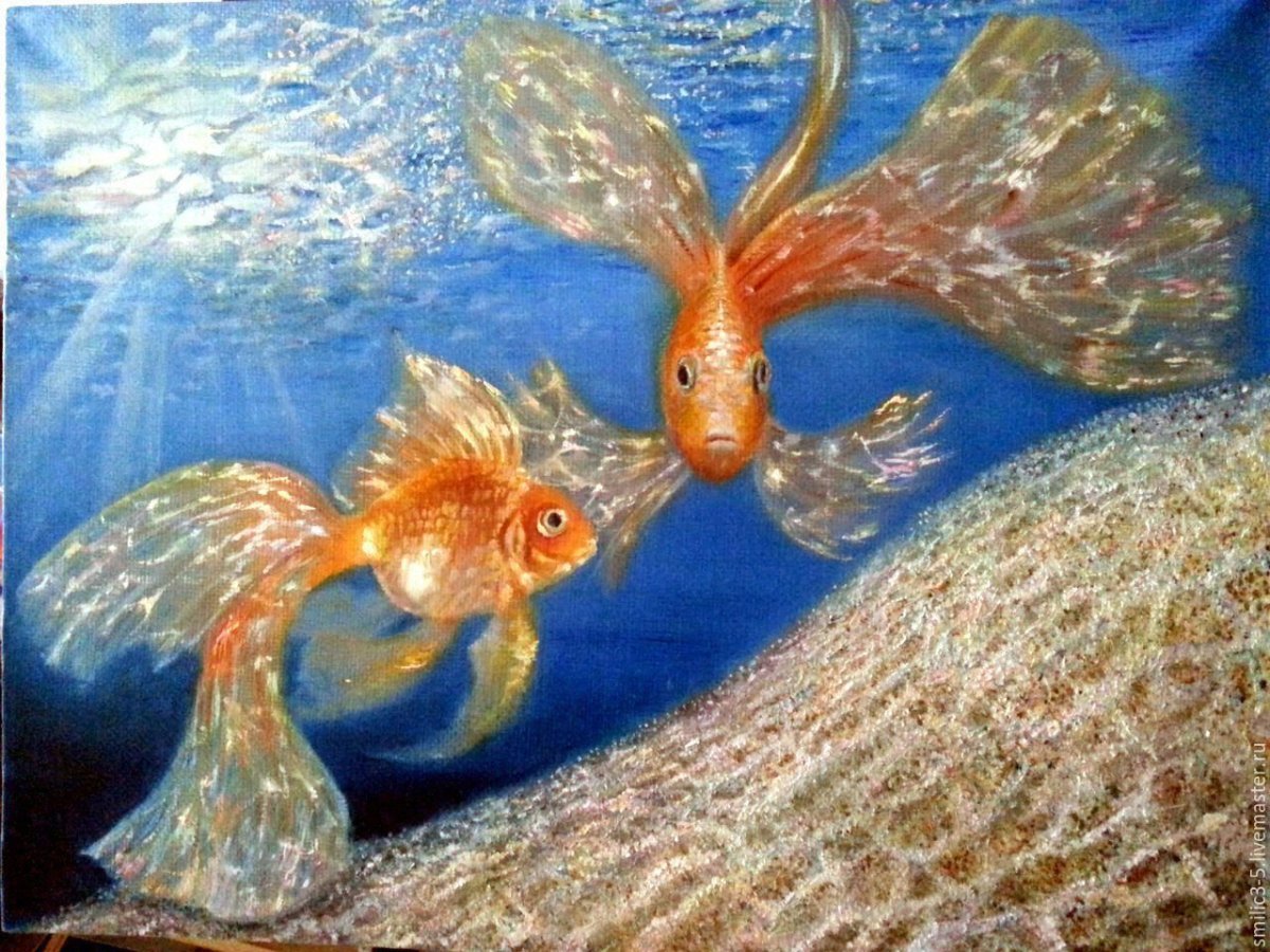 Мозаика "Золотая рыбка"
